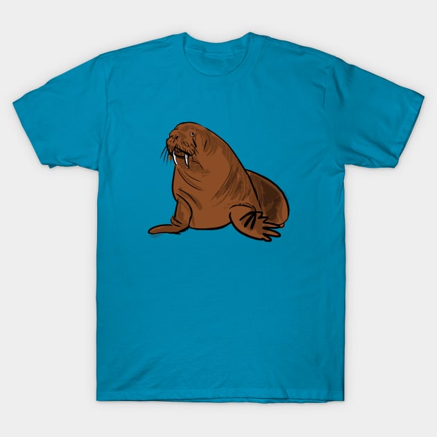 Walrus T-Shirt by belettelepink